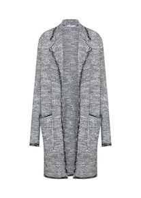 EDC by Esprit, Damen Cardigan, Basaltgrau / Schwarz