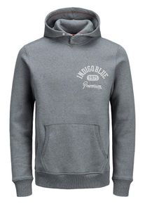 Jack & Jones JACK & JONES, Herren Sweatshirt, Graumeliert / Wei&szlig;