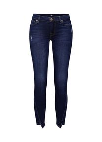 7 For All Mankind, Damen Jeans 'THE SKINNY CROP', Blue Denim