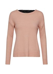 V&eacute;ro Moda VERO MODA, Damen Pullover 'VMRANA LS V BACK BLOUSE BF', Rosa