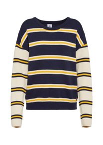 Element, Damen Pullover, Indigo / Gelb / Wei&szlig;