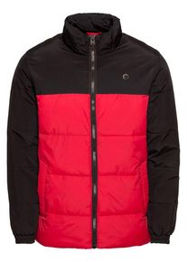 Jack & Jones JACK & JONES, Herren Steppjacke 'JCOCROSS JACKET COLLAR', Rot / Schwarz