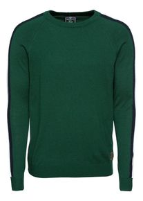 Key Largo, Herren Pullover 'MST ASPEN round', Dunkelgr&uuml;n