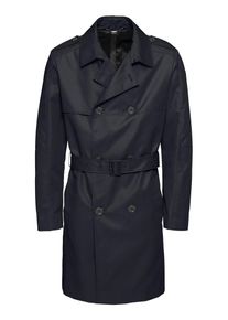 Hugo, Herren Trenchcoat 'Maxido1911 10110503 01', Dunkelblau