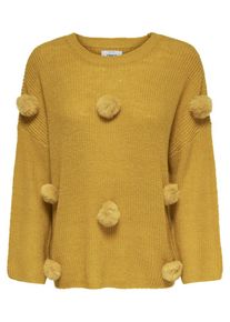 Only, Damen Pullover 'onlKIKI', Goldgelb