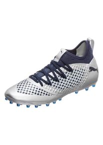 Puma, Herren Fu&szlig;ballschuh 'Future 2.3 NETFIT MG', Nachtblau / Silbergrau
