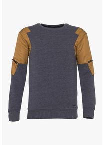 PLUS EIGHTEEN, Herren Sweatshirt, Dunkelgrau