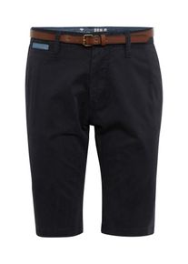 Tom Tailor, Herren Chino Shorts 'SOLID, JIM', Nachtblau