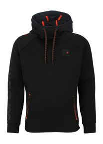 Superdry, Herren Sport-Sweatshirt 'GYM TECH STRETCH OVERHEAD', Orange / Schwarz