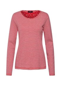 Sublevel, Damen Shirt, Rot / Wei&szlig;