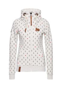 Naketano, Damen Jacke 'Gin des Todes', Dunkelblau / Cappuccino