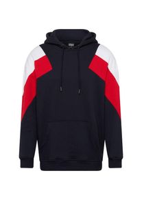 Urban Classics, Herren Sweatshirt, Navy / Feuerrot / Wei&szlig;
