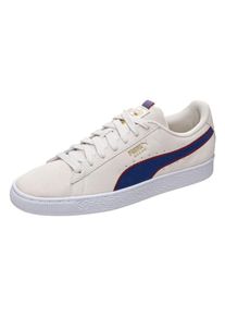 Puma, Herren Sneaker 'Suede Classic Sport Stripes', Beige / Navy / Rot