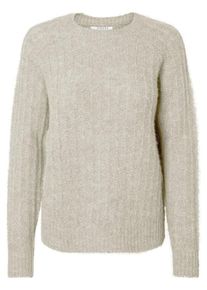 Pieces, Damen Pullover 'Lafayette', Naturwei&szlig;