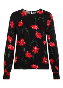 V&eacute;ro Moda VERO MODA, Damen Oberteil, Gr&uuml;n / Rot / Schwarz
