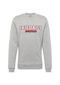 Iriedaily, Herren Sweatshirt 'Squad Crew', Grau / Rot