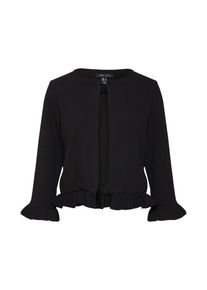 New Look, Damen Blazer '11.05 WW FRILL HEM JACKET P72', Schwarz
