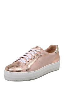 Diesel, Damen Sneakers mit Reptil-Design, Bronze