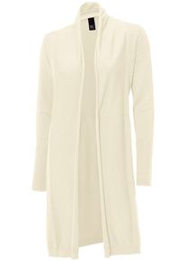 Heine, Damen Strickjacke, Ecru