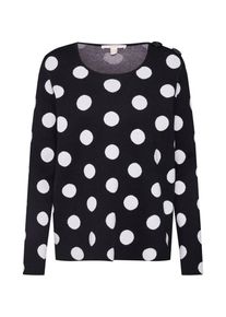 Esprit, Damen Pullover, Schwarz / Wei&szlig;