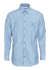 MONDKINI, Herren Hemd 'Lukas', Blau / Hellblau