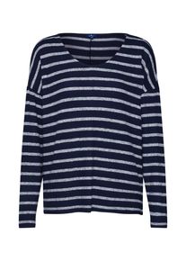 Tom Tailor, Damen Shirt, Dunkelblau / Graumeliert