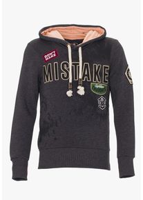 PLUS EIGHTEEN, Herren Kapuzenpullover, Anthrazit