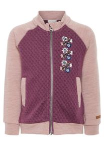 name it, M&auml;dchen Woll Strickjacke, Rosa