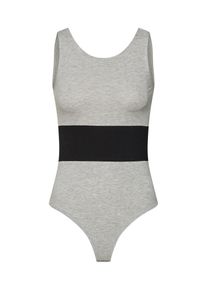 Noisy may, Damen Body 'NMKATE S/L BODY', Grau / Schwarz