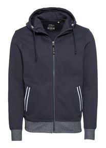 s.Oliver RED LABEL, Herren Sweatjacke, Dunkelblau