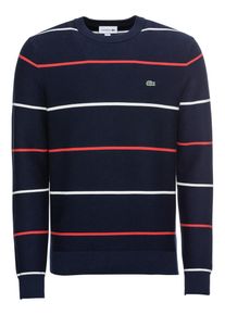 Lacoste, Herren Pullover 'TRICOT', Marine / Rot / Wei&szlig;