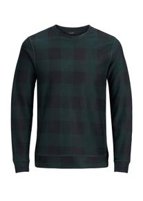 Jack & Jones JACK & JONES, Herren Sweatshirt, Grasgr&uuml;n / Aubergine