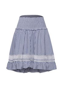 Scotch & Soda SCOTCH & SODA, Damen Rock, Indigo / Wei&szlig;