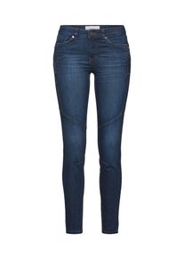 Tom Tailor Denim, Damen Jeans 'Jona Blue Biker Ankle', Dunkelblau
