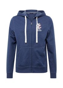 IZOD, Herren Sweatjacke 'IZ LOGO ZIP HOODIE', Dunkelblau
