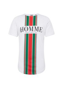 Only & Sons Only & Sons, Herren Shirt 'onsSAND SS LONGY TEE', Gr&uuml;n / Rot / Wei&szlig;