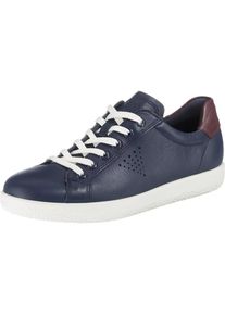 Ecco, Damen Sneakers 'Soft 1', Navy / Rotviolett