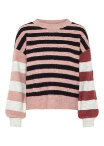 V&eacute;ro Moda VERO MODA, Damen Pullover, Altrosa / Blutrot / Schwarz / Wei&szlig;