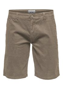 Only & Sons Only & Sons, Herren Shorts, Taupe