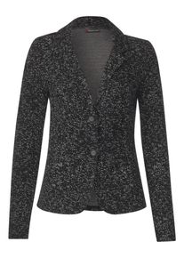 Street One, Damen Blazer, Hellgrau / Schwarz