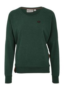 Naketano, Damen Pullover 'Schmusi', Dunkelgr&uuml;n