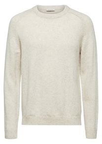 Selected Homme, Herren Strickpullover, Wei&szlig;