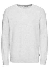 Jack & Jones JACK & JONES, Herren Pullover 'POST KNIT CREW NECK', Hellgrau