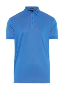 J. Lindeberg J.Lindeberg, Herren Poloshirt, Himmelblau / Feuerrot