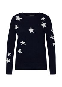 Banana Republic, Damen Pullover 'NEW WAY CREW WITH STAR INTARSIA', Navy