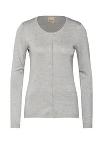 Ichi, Damen Strickjacke, Hellgrau