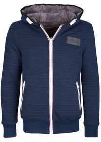 Dry Laundry Japan Dry Laundry, Herren Blouson, Blau / Grau