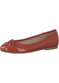 Tamaris, Damen Ballerina, Rot