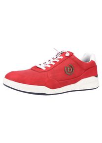 Bugatti, Herren Sneaker 'Levi', Hellrot / Wei&szlig;