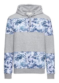 Khujo, Herren Sweatshirt 'Whisper', Blau / Graumeliert